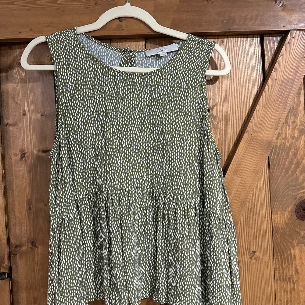 Loft Lg Peplum Top